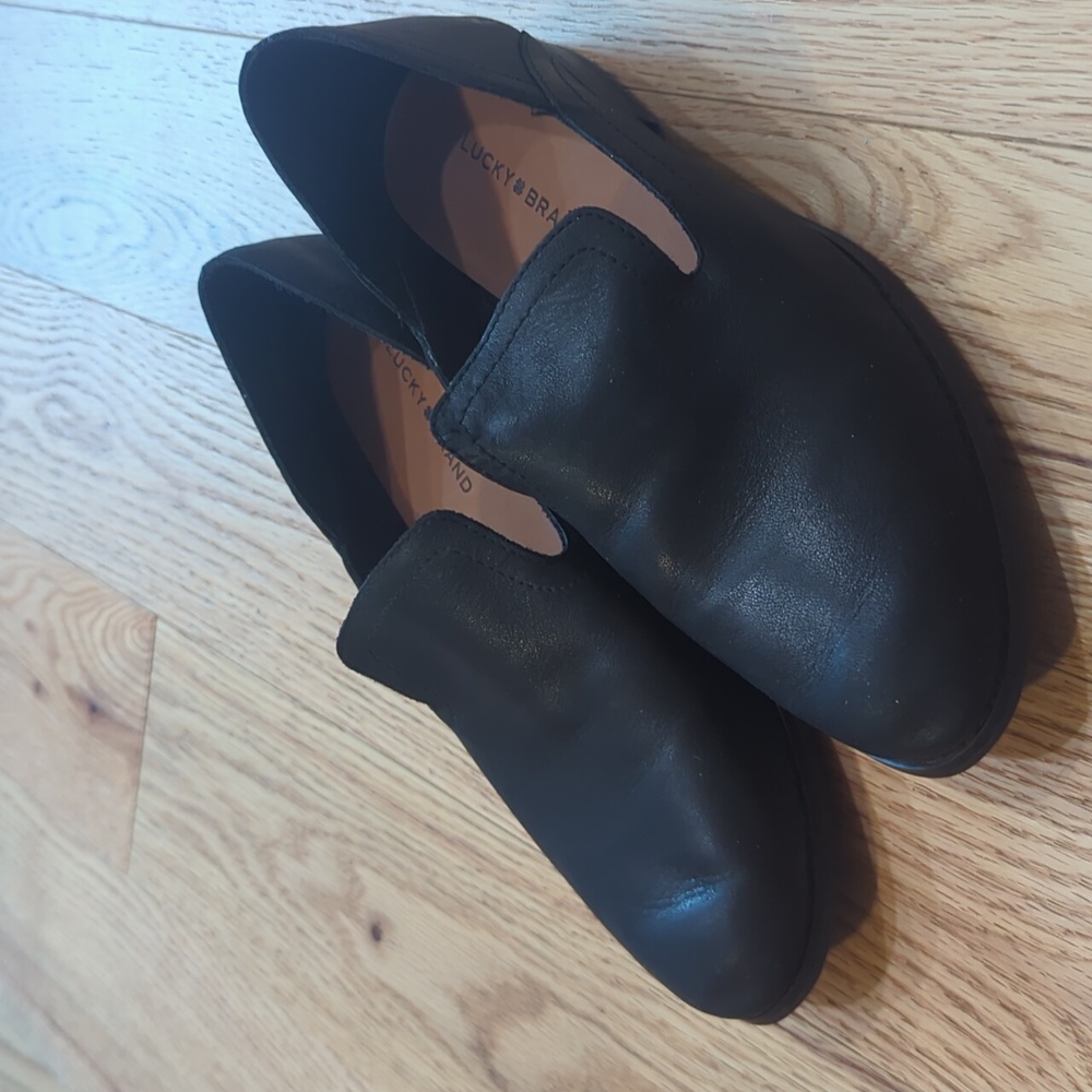 Lucky Brand. Women's Ellopy Cutout Flat Loafers. Size 37.5